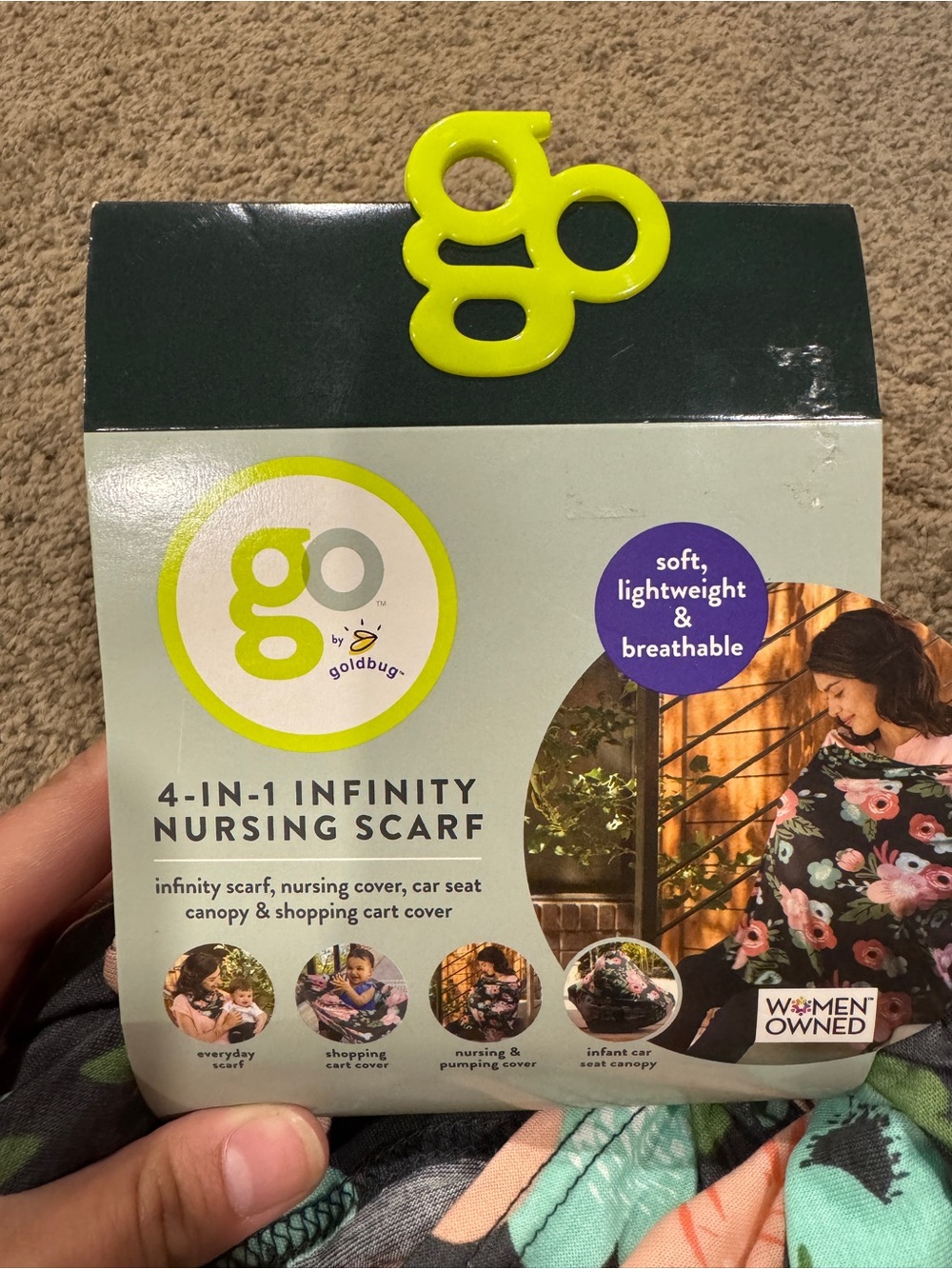 4-in-1 Infinity Nursing Scarf/Cover